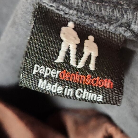 Paper Denim & Cloth Pants Navy Corduroy Bootcut Low Rise Y2K 90's Fall - Size 28 - Picture 6 of 7